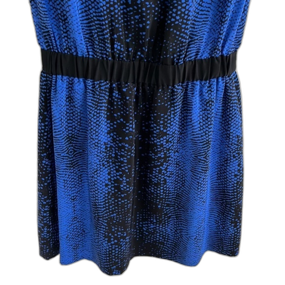 Euc Robert Rodriguez Silk Blue Black Python Snake… - image 7